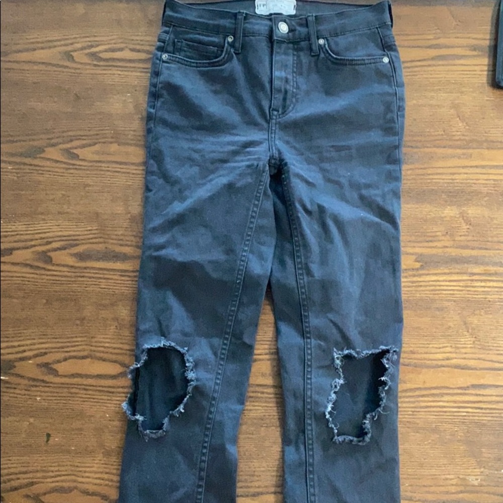 Free people denim skinny jeans